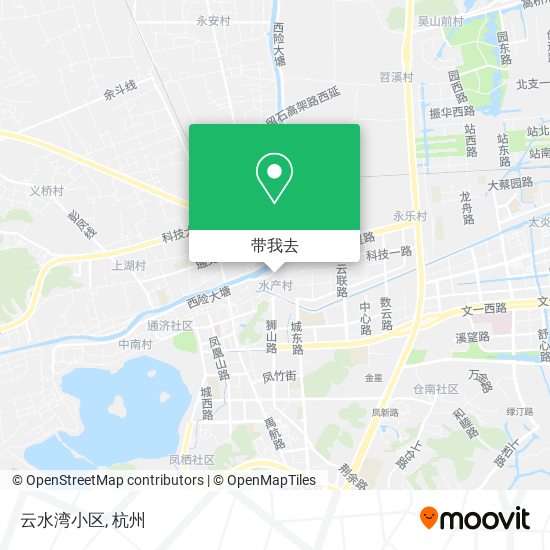 云水湾小区地图