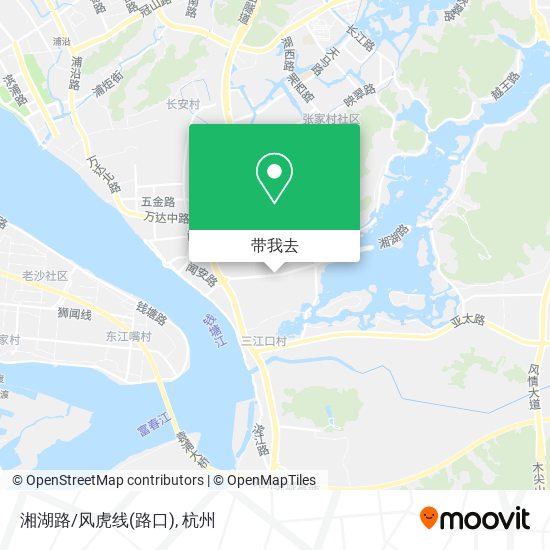 湘湖路/风虎线(路口)地图