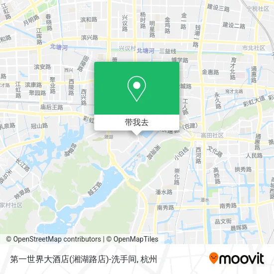 第一世界大酒店(湘湖路店)-洗手间地图
