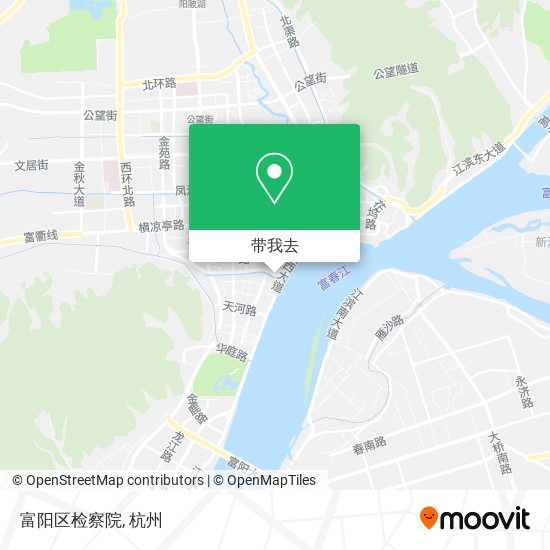 富阳区检察院地图