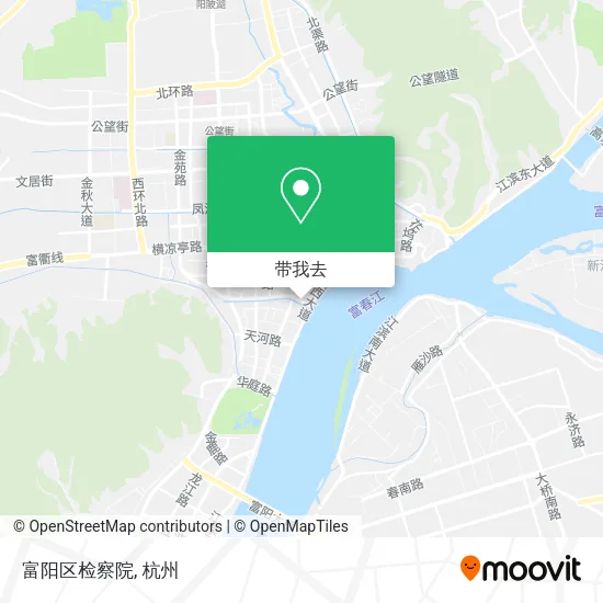 富阳区检察院地图