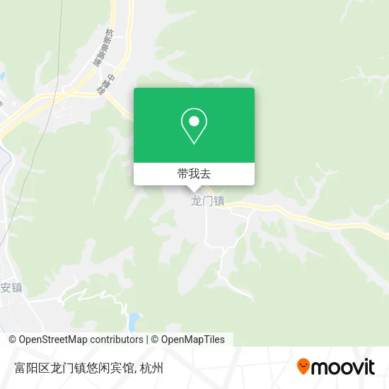 富阳区龙门镇悠闲宾馆地图