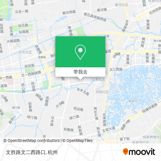 文胜路文二西路口地图
