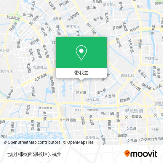 七歌国际(西湖校区)地图