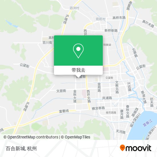 百合新城地图