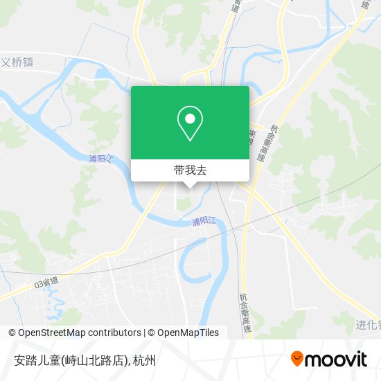 安踏儿童(峙山北路店)地图