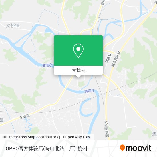 OPPO官方体验店(峙山北路二店)地图