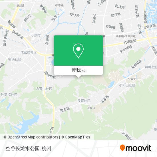 空谷长滩水公园地图