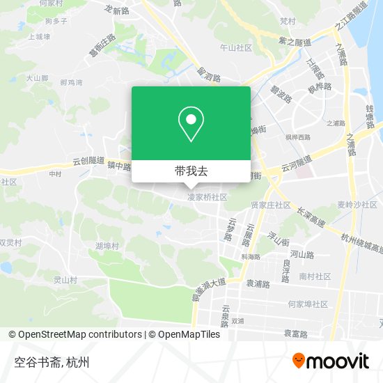 空谷书斋地图