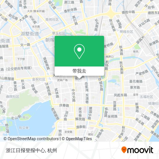 浙江日报登报中心地图