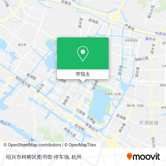绍兴市柯桥区图书馆-停车场地图