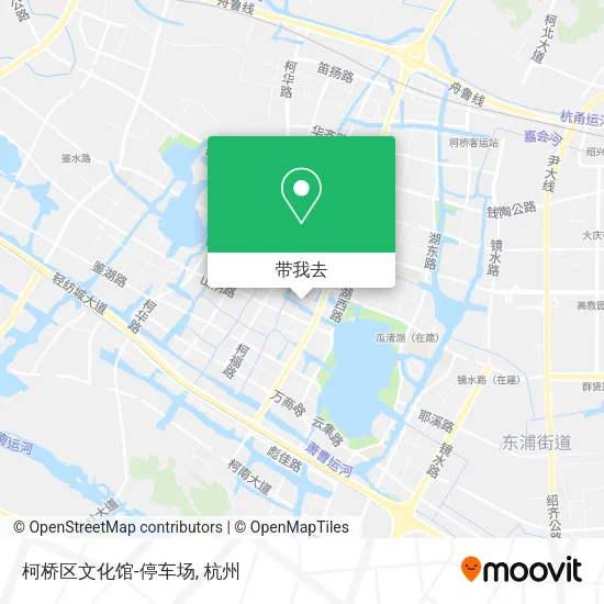 柯桥区文化馆-停车场地图