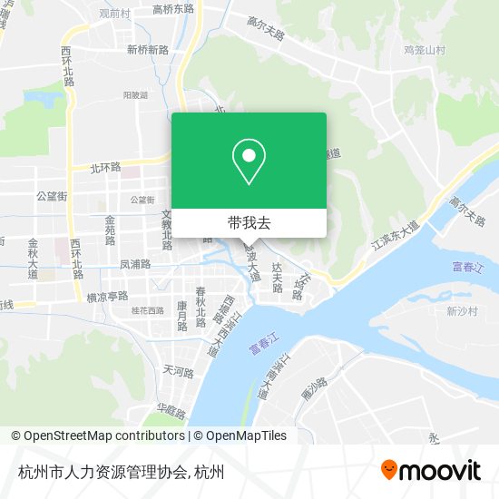 杭州市人力资源管理协会地图