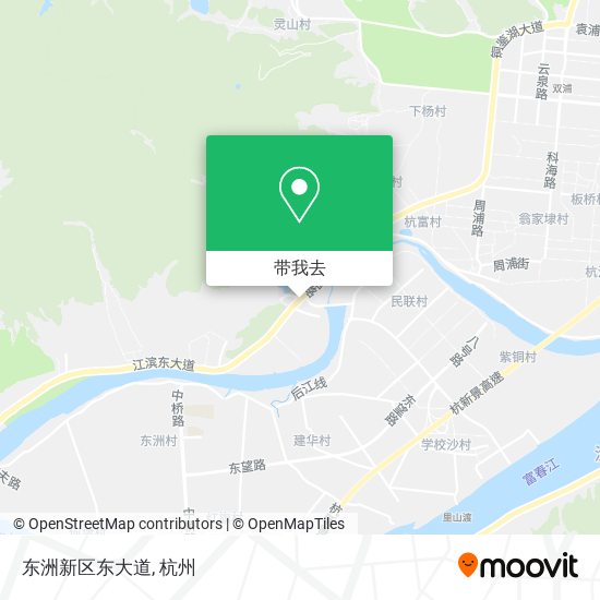 东洲新区东大道地图