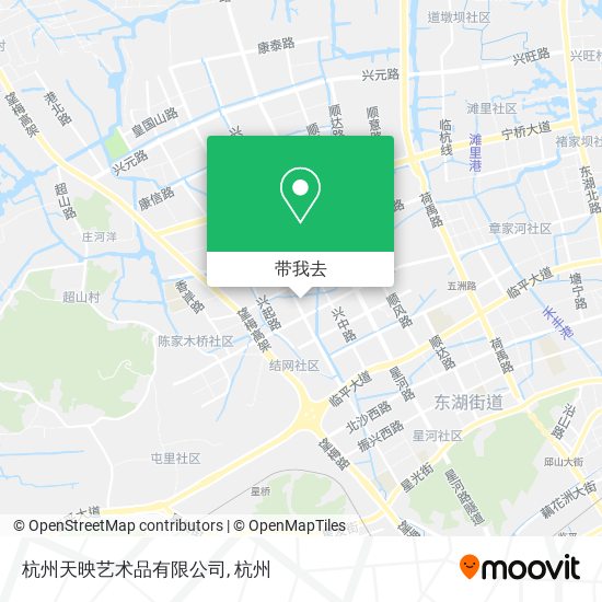 杭州天映艺术品有限公司地图