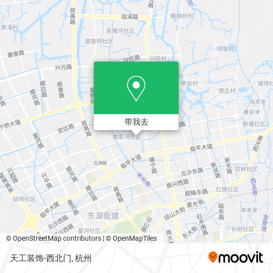 天工装饰-西北门地图