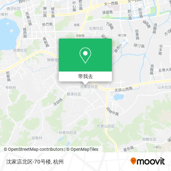 沈家店北区-70号楼地图