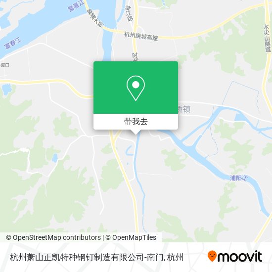 杭州萧山正凯特种钢钉制造有限公司-南门地图
