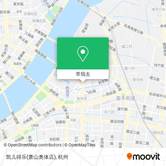 凯儿得乐(萧山奥体店)地图