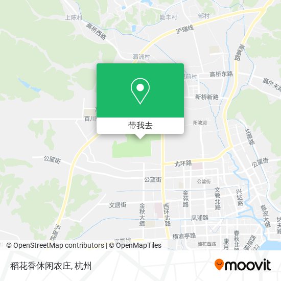 稻花香休闲农庄地图