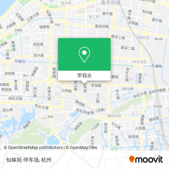 知稼苑-停车场地图
