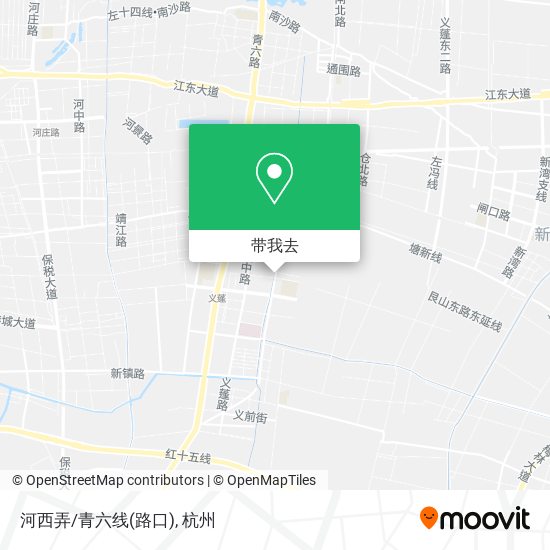 河西弄/青六线(路口)地图