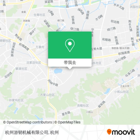 杭州游韧机械有限公司地图