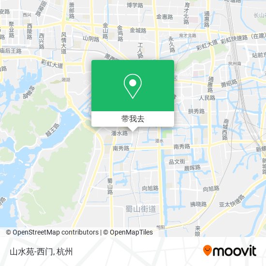山水苑-西门地图