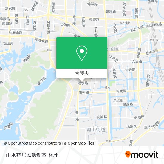 山水苑居民活动室地图