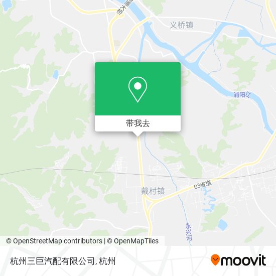 杭州三巨汽配有限公司地图