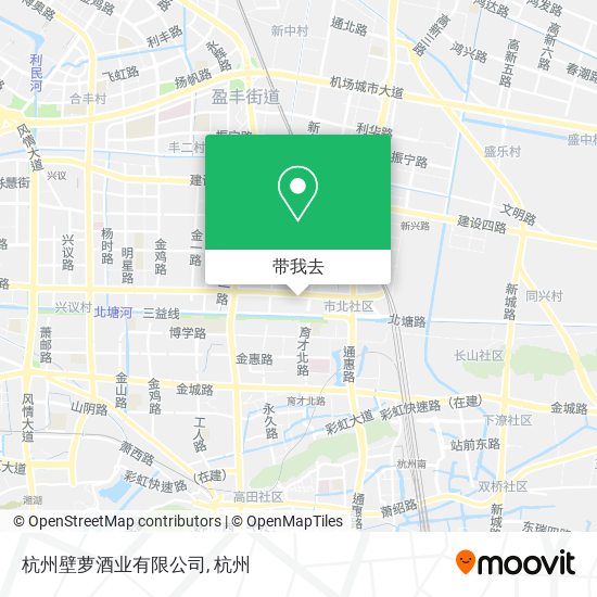杭州壁萝酒业有限公司地图