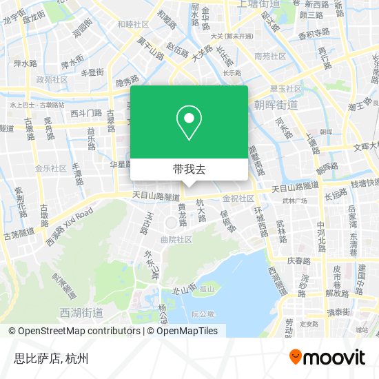 思比萨店地图