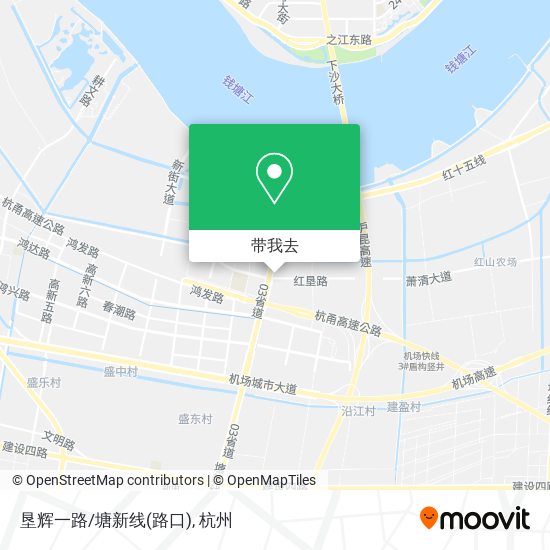 垦辉一路/塘新线(路口)地图
