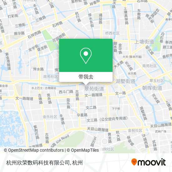 杭州欣荣数码科技有限公司地图