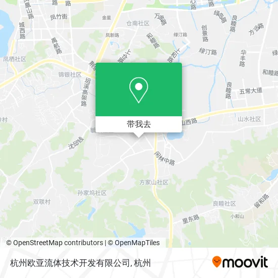 杭州欧亚流体技术开发有限公司地图