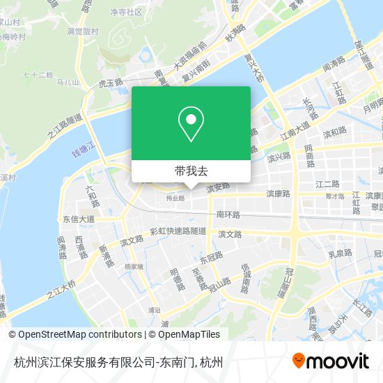 杭州滨江保安服务有限公司-东南门地图