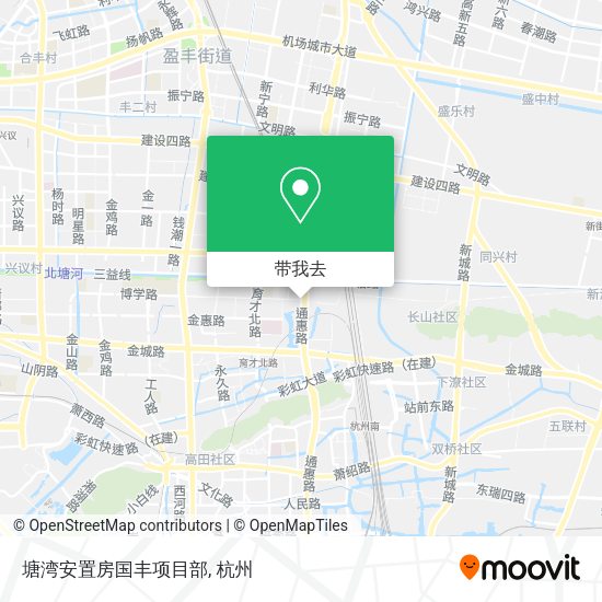 塘湾安置房国丰项目部地图