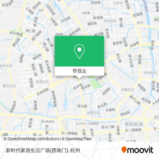 新时代家居生活广场(西南门)地图