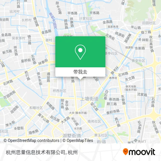 杭州思量信息技术有限公司地图