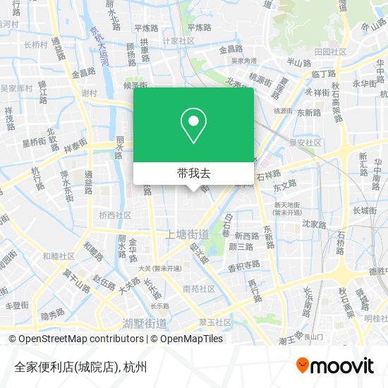 全家便利店(城院店)地图