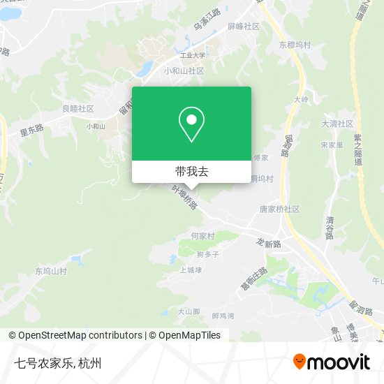 七号农家乐地图