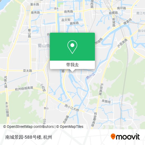 南城景园-588号楼地图