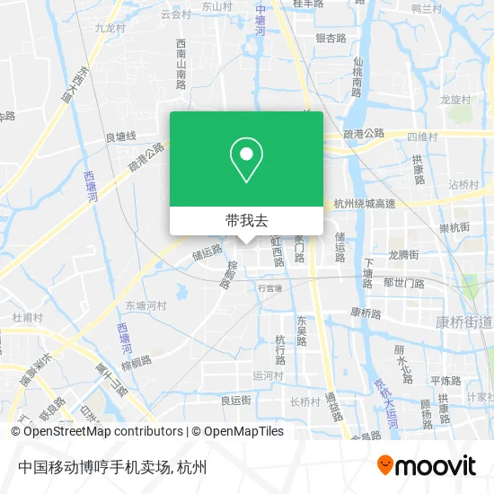 中国移动博哼手机卖场地图