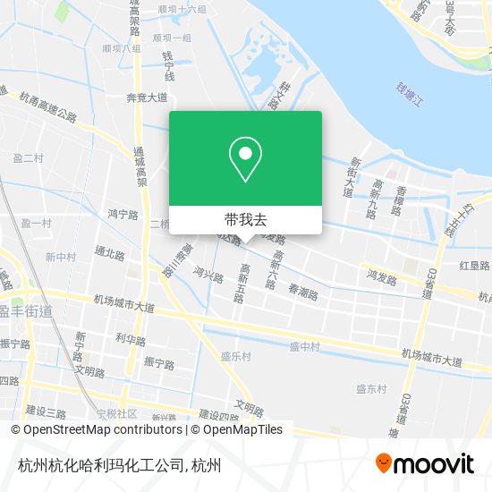 杭州杭化哈利玛化工公司地图