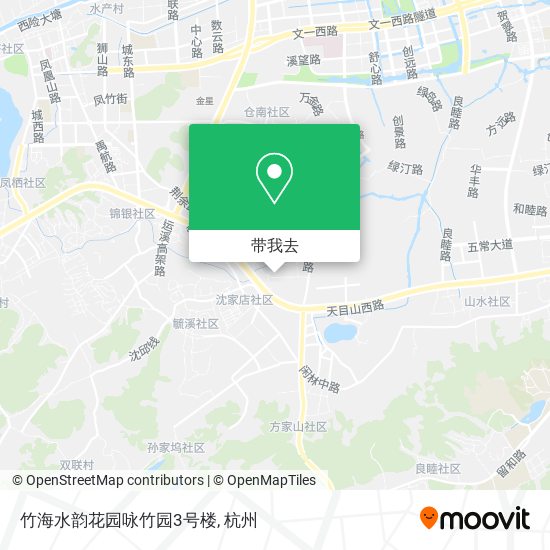竹海水韵花园咏竹园3号楼地图