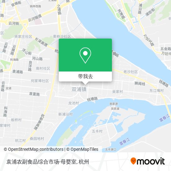 袁浦农副食品综合市场-母婴室地图