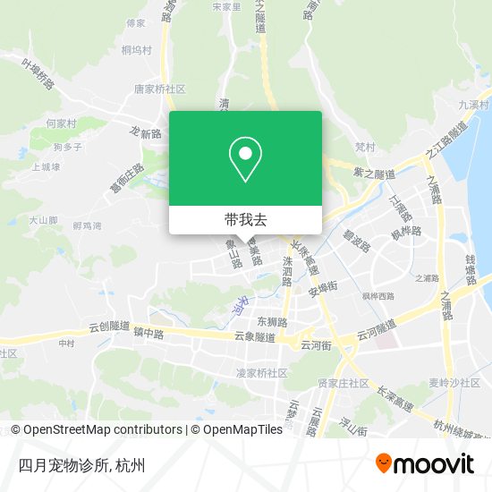 四月宠物诊所地图