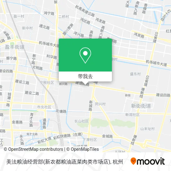 美法粮油经营部(新农都粮油蔬菜肉类市场店)地图