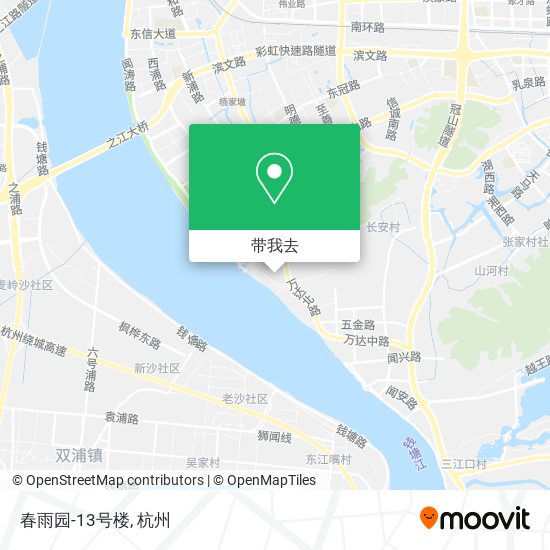 春雨园-13号楼地图