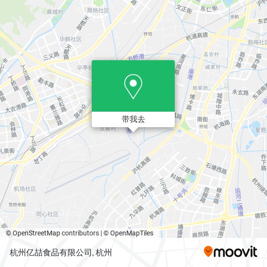 杭州亿喆食品有限公司地图